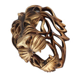 Lion Head Art Wall Decor Resin Vivid Lion Head Wall Mounted Art Sculpture for Living Room In Australia - Darrahopens