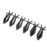 6pcs European Mount Skull Hanger Antler Style Skull Wall Mount Bracket Hangers Deer Hanger with Simple Easy Installation Kits