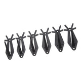 6pcs European Mount Skull Hanger Antler Style Skull Wall Mount Bracket Hangers Deer Hanger with Simple Easy Installation Kits
