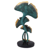 Leaf Decoration Resin Anti Slip Anti Fade Modern Desktop Leaves Ornament Model for Living Room Hallway Blue In Australia - Darrahopens