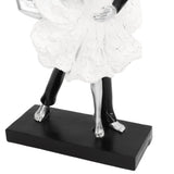 Couple Dancing Sculpture Modern Simple Innovative Resin Hand Crafted Couple Dancing Abstract Statue Silver Ballet Dance for Two People In Australia - Darrahopens