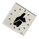 Wall Clock Innovative Nordic Style Cute Cat Pattern Silent Prevents Ticking Living Room Wall Clock for Kitchen Bedroom 40x40cm / 15.7x15.7in