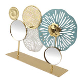 Entrance Hall Desktop Iron Ornament with Mirror Living Room Entrance Hall Decoration for Home Hotel