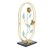 Table Top Ornament Nordic Style Innovative Metal Iron Craft Decoration for TV Cabinet Rose