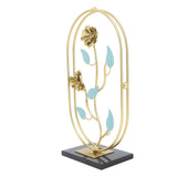 Table Top Ornament Nordic Style Innovative Metal Iron Craft Decoration for TV Cabinet Rose