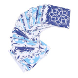 64Pcs Mediterranean Style Tile Paste Sticler Kitchen Bathroom Self Adhesive Removable Glossy Film Tile Sticker 10cm In Australia - Darrahopens