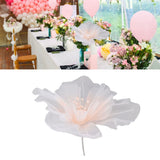 Gauze Flower 19.7in Diameter Soft Bright Colors Light Reusable Handcrafted Organza Flower for Wedding Photography Family Pink In Australia - Darrahopens