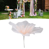 Gauze Flower 19.7in Diameter Soft Bright Colors Light Reusable Handcrafted Organza Flower for Wedding Photography Family Pink In Australia - Darrahopens