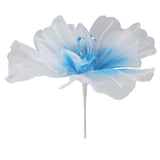Gauze Flower 19.7in Diameter Soft Bright Colors Light Reusable Handcrafted Organza Flower for Wedding Photography Family Blue In Australia - Darrahopens
