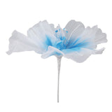 Gauze Flower 19.7in Diameter Soft Bright Colors Light Reusable Handcrafted Organza Flower for Wedding Photography Family Blue In Australia - Darrahopens