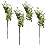 5PCS Artificial Berries Artificial Pip Berry Stems Decoration for Living Room Office Purple