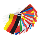 95ft 100 Countries String Flag World Flag Banner International Flags Banner for Party Decorations Bars Sports Clubs School Festivals Celebrations 14x21cm