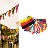 95ft 100 Countries String Flag World Flag Banner International Flags Banner for Party Decorations Bars Sports Clubs School Festivals Celebrations 14x21cm