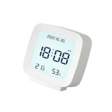 Kids Alarm Clock LED Digital Indoor Alarm Clocks with Temperature and Humidity Display for Kids White In Australia - Darrahopens