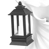 Hell Messenger Lantern Resin Halloween Ghost Statue Lantern Scary Witch Sculpture for Home Theme Party Garden Decoration White