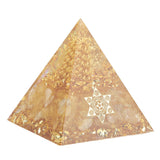 Orgonite Pyramid 6cm Energy Generator Crystal Wire Handmade Pyramid Decor for Positive Energy Wealth Success In Australia - Darrahopens