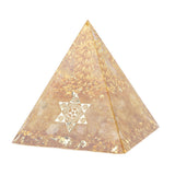 Orgonite Pyramid 6cm Energy Generator Crystal Wire Handmade Pyramid Decor for Positive Energy Wealth Success In Australia - Darrahopens