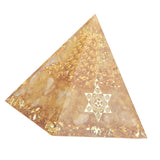 Orgonite Pyramid 6cm Energy Generator Crystal Wire Handmade Pyramid Decor for Positive Energy Wealth Success In Australia - Darrahopens
