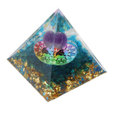 Positive Energy Crystal Pyramid Crystal Epoxy Healing Crystal Pyramids for Meditation Lucky Decoration In Australia - Darrahopens