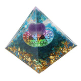 Positive Energy Crystal Pyramid Crystal Epoxy Healing Crystal Pyramids for Meditation Lucky Decoration In Australia - Darrahopens