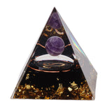 5cm Orgonite Pyramid for Positive Energy Healing Crystal Pyramid Meditation Orgonite Pyramids Chakra Zodiac Energy Generator Leo In Australia - Darrahopens