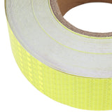 Pure Color Fluorescent Yellow Reflective Tape Warning Reflective Strip for Cars Motorcycles Bicycles
