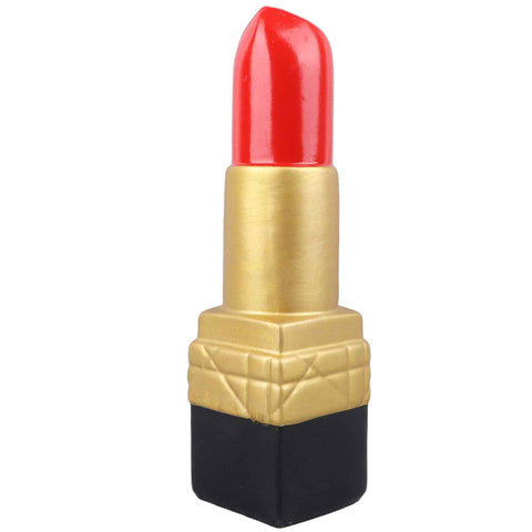 Creative Lipstick Shape Vase Beautiful Resin Exquisite Realistic Lipstick Shape Decorative Vase for Book Shop Coffee Shop Gold In Australia - Darrahopens