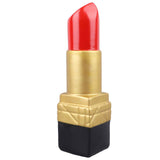 Creative Lipstick Shape Vase Beautiful Resin Exquisite Realistic Lipstick Shape Decorative Vase for Book Shop Coffee Shop Gold In Australia - Darrahopens