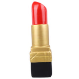 Creative Lipstick Shape Vase Beautiful Resin Exquisite Realistic Lipstick Shape Decorative Vase for Book Shop Coffee Shop Gold