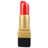 Creative Lipstick Shape Vase Beautiful Resin Exquisite Realistic Lipstick Shape Decorative Vase for Book Shop Coffee Shop Gold