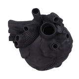 Creative Anatomical Heart Vases Resin Sculpture Heart Shaped Art Flower Vases Desktop Home Decoration for Living Room Black In Australia - Darrahopens