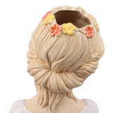 Modern Ceramic Face Vases Decorative Modern Style Shy Girl Flower Lady Head Vase for Unisex Plants Lover White In Australia - Darrahopens