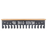 Metal Award Display Trophy Shelf Bamboo Trophy Shelf Metal Wall Mounted Medal Display Hanger