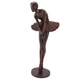 Ballet Dancer Statue Exquisite Resin Ballet Dancer Figurines for Desk Bookshelf Dinning Table Decoration