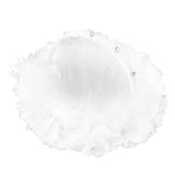 White Flower Girl Basket Petal Beads Decoration Handheld Bridesmaid Scattering Wedding Basket In Australia - Darrahopens