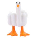 Middle Finger Duck Decoration Funny Little Duck Resin Figurine Ornament Decor Resin Craft Decoration Sculpture Statue for Home Office Desktop Housewarming Gift In Australia - Darrahopens