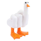 Middle Finger Duck Decoration Funny Little Duck Resin Figurine Ornament Decor Resin Craft Decoration Sculpture Statue for Home Office Desktop Housewarming Gift In Australia - Darrahopens