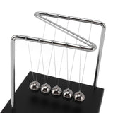 Balance Steel Swing Balls Z Shape N Shape Wooden Base Pendulum Ball for Home Decoration Fun Science Accessories