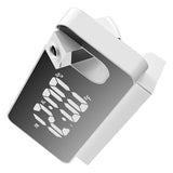 Projection Alarm Clock 360 Degree Flexible Adjust Creative LED Mirror Digital Clock with Temperature Display Power Off Memory White In Australia - Darrahopens