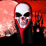 Skull Mask Skeleton Scary Ghost Death High Elastic Breathable Unisex Halloween Role Playing Props for Party Type 3 In Australia - Darrahopens