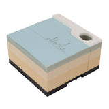 3D Memo Pad Sticky Notes Paper Craft DIY Home Decoration Holiday Gifts with Storage Box