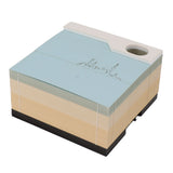 3D Memo Pad Sticky Notes Paper Craft DIY Home Decoration Holiday Gifts with Storage Box