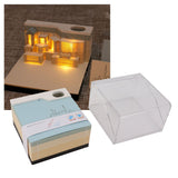 3D Memo Pad Sticky Notes Paper Craft DIY Home Decoration Holiday Gifts with Storage Box