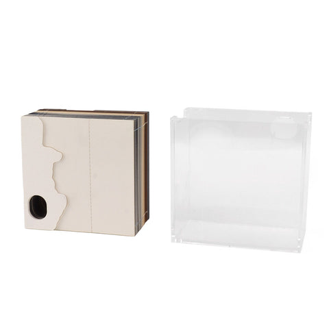 3D Memo Pad Paper Castle Design 3D Art Craft Note Pad Notepad Home Decoration with Light In Australia - Darrahopens
