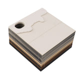 3D Memo Pad Paper Castle Design 3D Art Craft Note Pad Notepad Home Decoration with Light