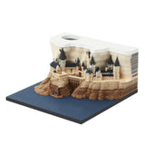 3D Memo Pad Paper Castle Design 3D Art Craft Note Pad Notepad Home Decoration with Light