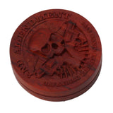 Magnetic Push Slider Stress Relief Handmade Rosewood Crafted Rotating Fidget Toys for ADHD Skull In Australia - Darrahopens