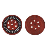 Magnetic Push Slider Stress Relief Handmade Rosewood Crafted Rotating Fidget Toys for ADHD Buddha