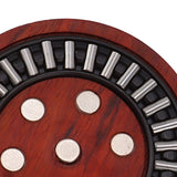 Magnetic Push Slider Stress Relief Handmade Rosewood Crafted Rotating Fidget Toys for ADHD Buddha