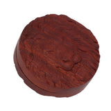 Magnetic Push Slider Stress Relief Handmade Rosewood Crafted Rotating Fidget Toys for ADHD Lion Head